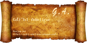 Göbl Adelina névjegykártya